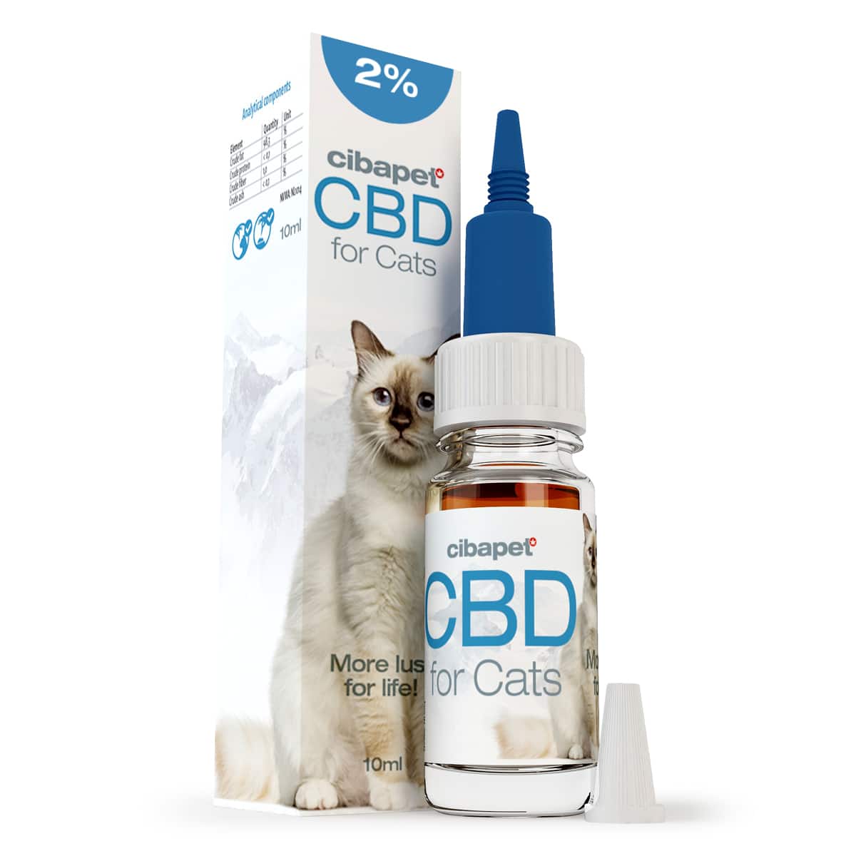 Cibapet CBD olie 2% voor katten (10ml)