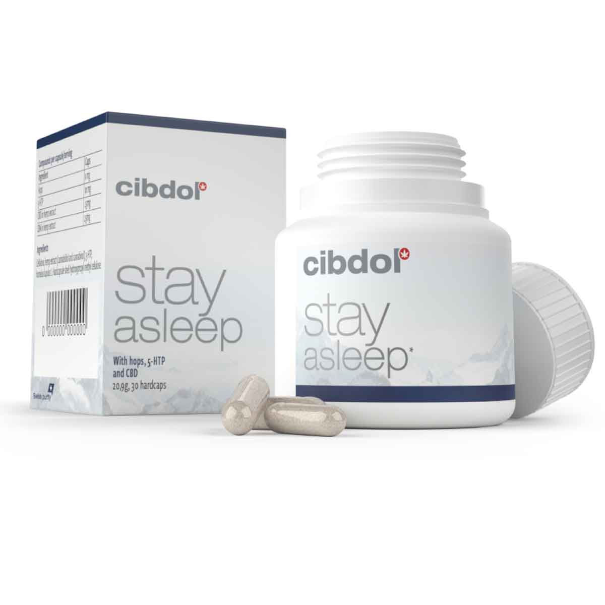 Cibdol - Stay Asleep Capsules met CBD en CBN (30 stuks) - Afbeelding 2