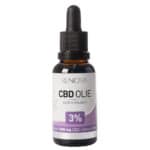 Een flesje Renova CBD olie 3% (30 ml).