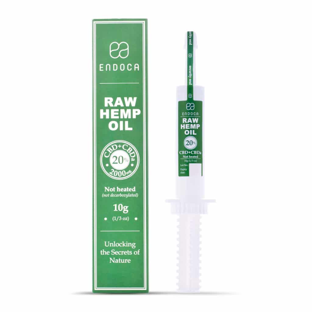 Een tube Endoca CBD pasta – 20% (2000mg CBD) - THT 03-2023.