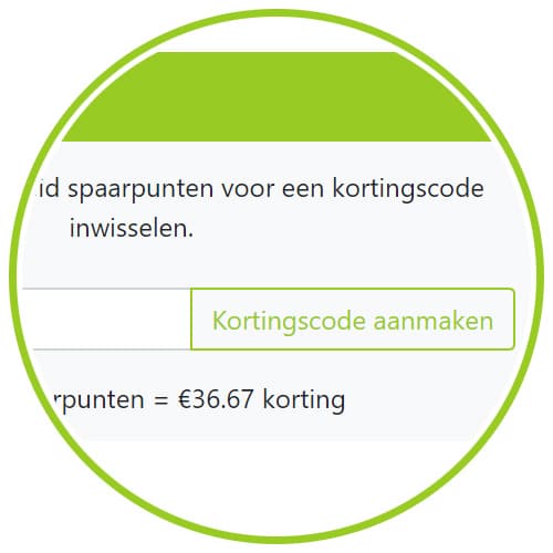 een groene cirkel met de woorden in het Duits.