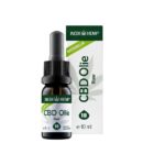 Fles en verpakking van Wedihemp CBD Olie RAW 18%, 10 ml.